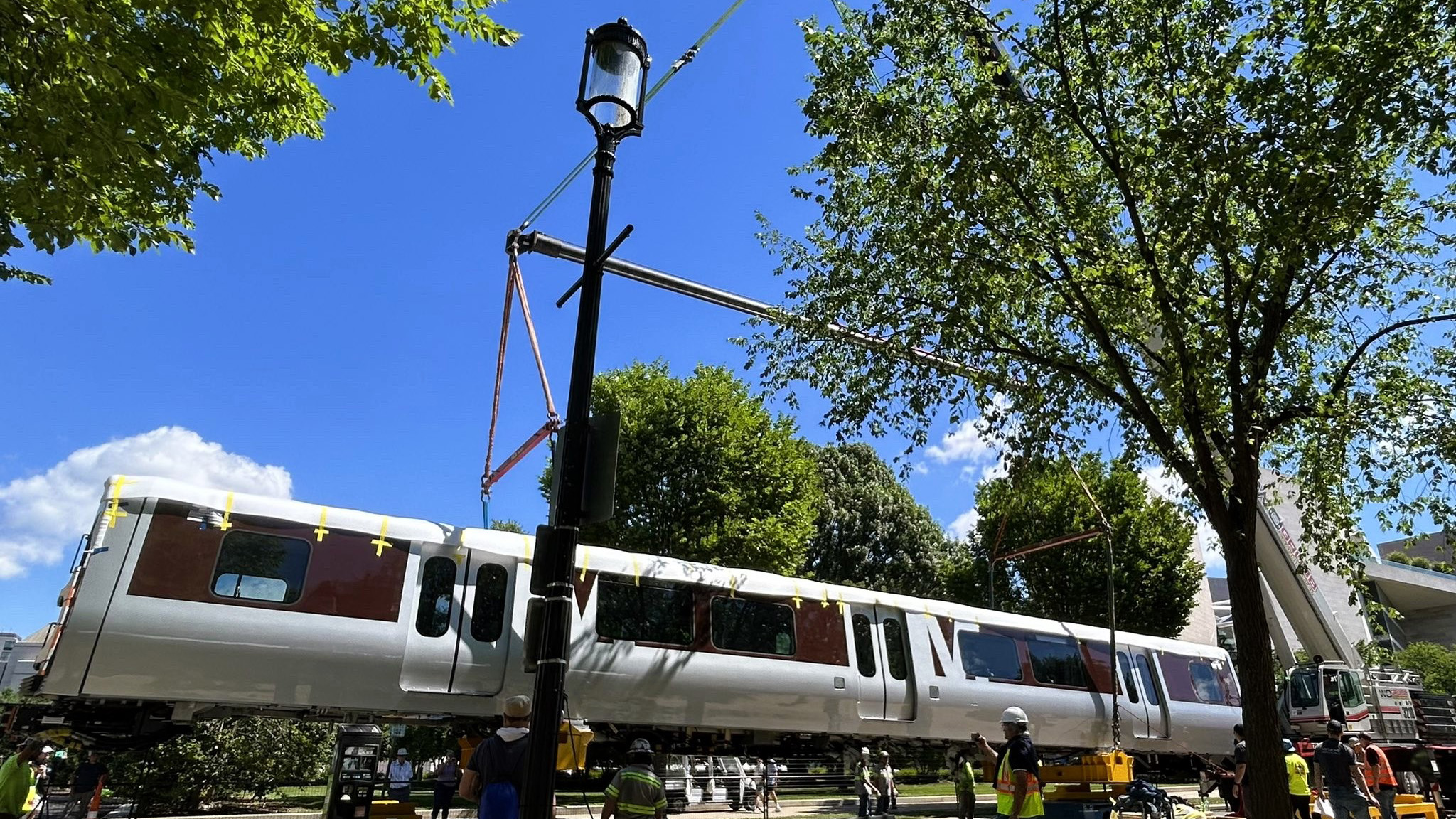 Rail Car Installation at the Exhibit